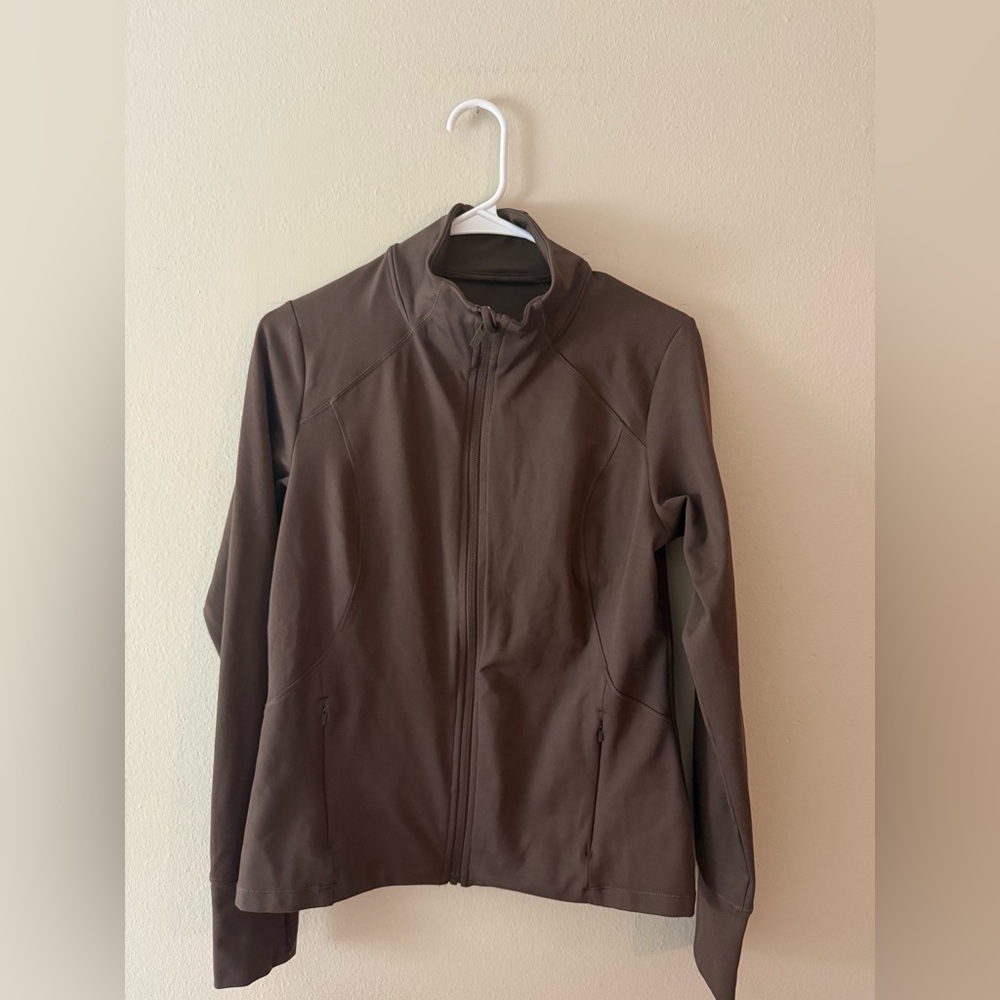 All in Motion Chocolate Full-Zip Jacket